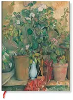 KNYGA paperblanks Cezanne’s Terracotta Pots and Flowers Ultra Lined Hardback Journal (Elastic Band Closure)
