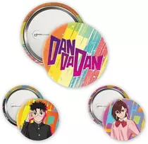 KNYGA Bookshop Dan Da Dan Momo & Okarun 3 Badge Pack