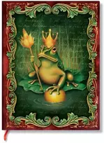KNYGA paperblanks Brothers Grimm, Frog Prince (Fairy Tale Collection) Midi Unlined Hardback Journal (Elastic Band Closure)
