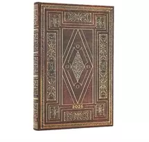 KNYGA paperblanks 2026 First Folio (Shakespeare’s Library) Mini 12-month Horizontal Hardcover Flexi Dayplanner 2026 (Elastic Band Closure)