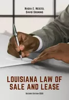 KNYGA Nadia E Nedzel Louisiana Law of Sale and Lease