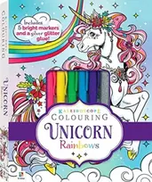 KNYGA Bookshop Kaleidoscope Colouring Kit: Unicorn Rainbows
