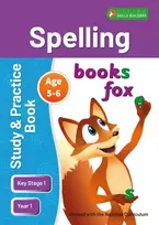 KNYGA Bookshop KS1 Spelling Study & Practice Book for Ages 5-6 (Year 1) Perfect for learning at home or use in the classroom