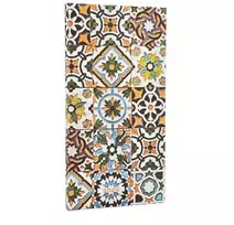 KNYGA paperblanks 2026 Porto (Portuguese Tiles) Slim 12-month Horizontal Hardcover Flexi Dayplanner 2026 (Elastic Band Closure)