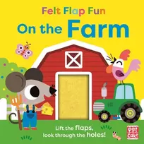 KNYGA Pat A Cake Felt Flap Fun: On the Farm