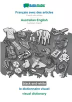 KNYGA Bookshop Francais avec des articles - Australian English, le dictionnaire visuel, BW