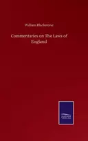 KNYGA William Blackstone Commentaries on The Laws of England