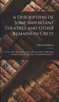 KNYGA Bookshop Description of Some Important Theatres and Other Remains in Crete