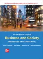 KNYGA LAWRENCE Business and Society: Stakeholders Ethics Public Policy ISE