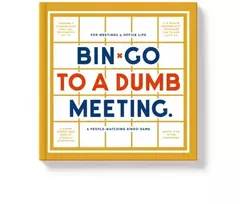 KNYGA Bookshop Bin-go To A Dumb Meeting Bingo book