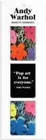 KNYGA Galison Andy Warhol Flowers Magnetic Bookmarks