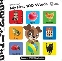 KNYGA I Kids P Baby Einstein Lift A Flap My First 100 Words Novelty Board Book
