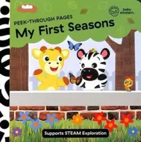 KNYGA I Kids P Baby Einstein Peek Through Pages My First Seasons Novelty Board Book