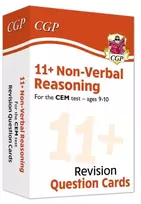 KNYGA Bookshop 11+ CEM Revision Question Cards: Non-Verbal Reasoning - Ages 9-10