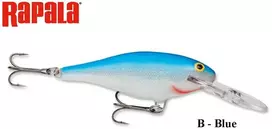 Rapala vobleris Shad Rap B - Mėlyna