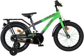 Vaikiškas dviratukas su papildomais ratukais, vaikų Volare Thombike CB OJB, žalia sp./pilka sp., 16"