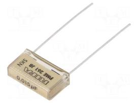 Capacitor: paper | 15nF | 500VAC | 15.2mm | ±10% | THT | Series: PME261