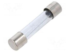 Fuse: fuse | 6.3x32mm | glass | 25A | 32VAC | quick blow | FSA | brass | bulk