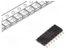 IC: digital | CMOS | SMD | SO16 | HC | -40÷125°C | 2÷6VDC | reel,tape