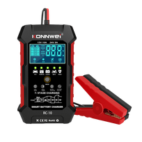 Akumuliatoriai ir baterijos // Automobilių ir motociklų akumuliatorių įkrovikliai 12V, 24V, 6V | Paleidimo įrenginiai (Jump Starter) // Prostownik Konnwei RC-10