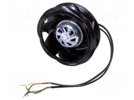 Fan: EC | radial | 230VAC | Ø190x92mm | 625m3/h | ball | 3850rpm | IP54
