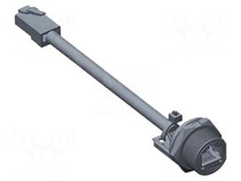 Connector: RJ45 | plug | 0.1m | PIN: 8 | Cat 5e | shielded | 8p8c | 24AWG