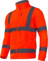 Batai, darbo drabužiai | Asmeninės apsaugos priemonės // Darbo, apsauginiai, aukšto matomumo drabužiai // Bluza polar. ostrzegawcza pomarańczowa, "3xl", ce, lahti