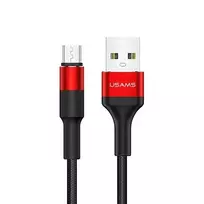 USAMS U5 SJ224USB02 data transfer and charging cable | USB-A to Micro USB | 10W | 1.2m | red