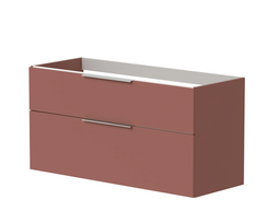 Spintelė po praustuvu Kame BIG, BU/12-3DR/40-BIG, 120 cm, Antikinė raudona