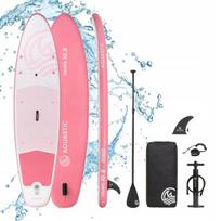 Irklentė AQUASTIC Taupo 10'8" universali, rožinė, 325 cm
