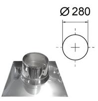 Stogo išėjimas 20°-35° kampu. D-280 mm.