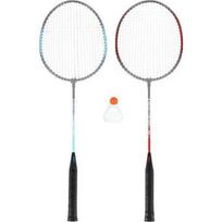 Plieninis badmintono rinkinys NILS NRZ002, 2 raketės ir plunksninukai
