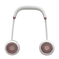 Fans,Hand Free Neck Fan, Rechargeable Mini USB Personal Fan, Headphone Design Wearable Neckband Fan with 360° Rotation,White