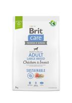 Brit Care Sustainable Adult Large Breed Chicken & Insect šunų maistas 3kg