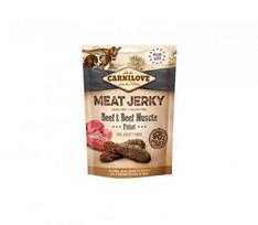 Carnilove Dog Jerky Beef with Beef Muscle Fillet šunims, 100 g x 4