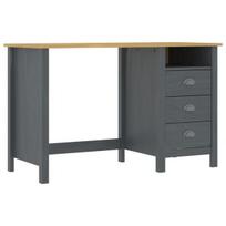 Rašomasis stalas VidaXL Hill Range, 120x50x74cm, pilkas