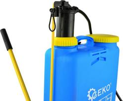 Slėgio kuprinės purkštuvas 16l mėlynos spalvos 3 purkštukai