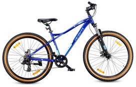 Kalnų dviratis MTB 27,5" Verdant Shred, aliuminio rėmas M 17", 7 Shimano pavaros, diskiniai stabdžiai, amortizatorius, lengvas, mėlynas