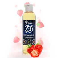 Verana Braškė Erotinis natūralus masažo aliejus, 250 ml