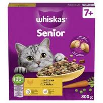 Sausas kačių maistas Whiskas Senior, 0.8 kg