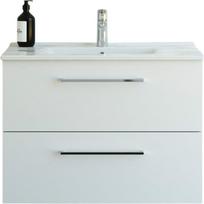 Vonios spintelė su praustuvu Dansani Mido+, balta sp., 45.5 cm x 81 cm x 60.4 cm