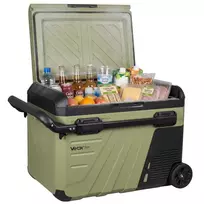 Kelioninis šaldytuvas 37L DC 12/24V AC 220-240V, vienos kameros, su ratukais, „Travel series VA-TW37“, Vayox