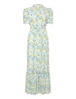 Love Lolina - Sophie Puff Sleeve Maxi Dress - Ilga suknelė - Mėlyna