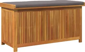 Lauko dėžė pagalvėlėms, 113x50x60,5 cm, akacijos masyvas