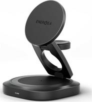 Belaidis įkroviklis Energea Alumag GYRO 360 Rotating Qi2.2 25W Foldable gunmetal