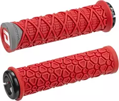 Vairo rankenėlės ODI D3O Vanquish v2.1 Lock-On MTB 137mm Raudona
