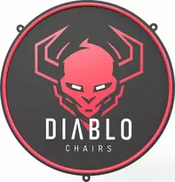 Sieninis šviestuvas Diablo Chairs Diablo LED Neon sieninis žibintas žaidimų kambariui