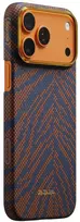 PITAKA Edge Dėklas Breath of Veins for Apple iPhone 17 Pro burning oranžinis