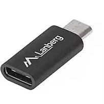 Lanberg adapter USB-C 2.0 - micro USB F/M czarny AD-UC-UM-01