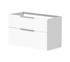 Spintelė po praustuvu Kame BIG, BU/12-3DR/WSF10-BIG, 120 cm, Matinė balta